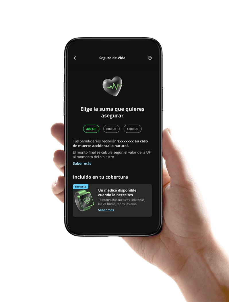 Contratación digital en App Tenpo