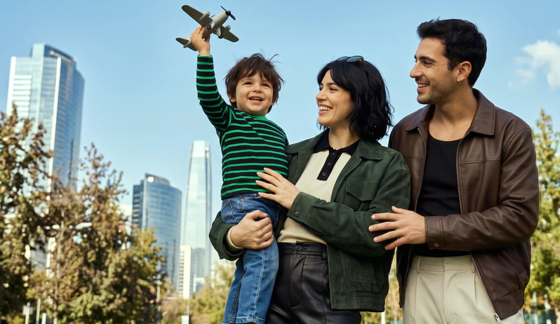 Familia protegida con Seguro de Vida Tenpo